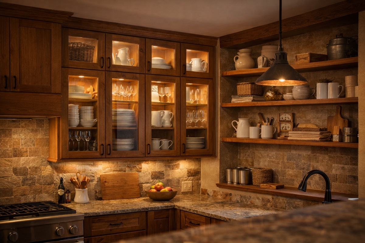 Cabinet glass inserts