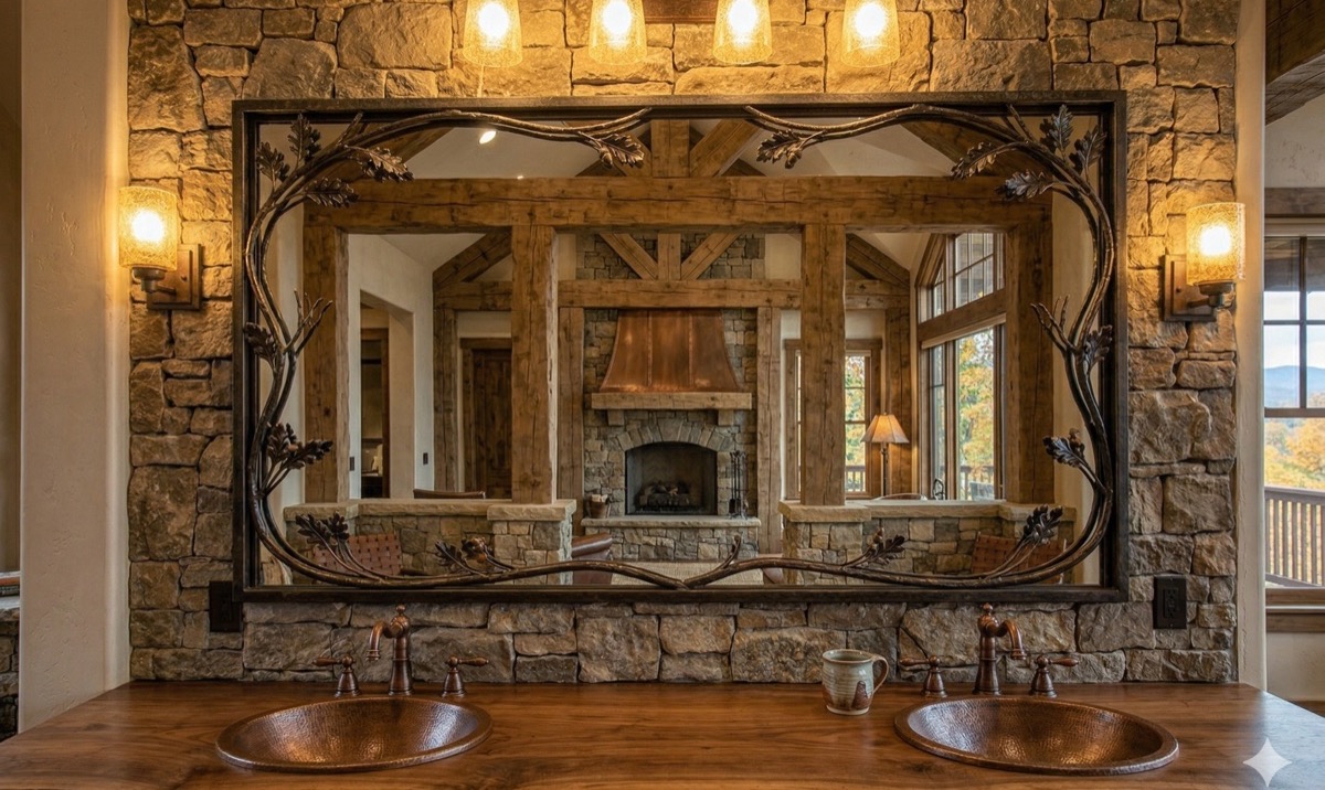 Custom mirror installation